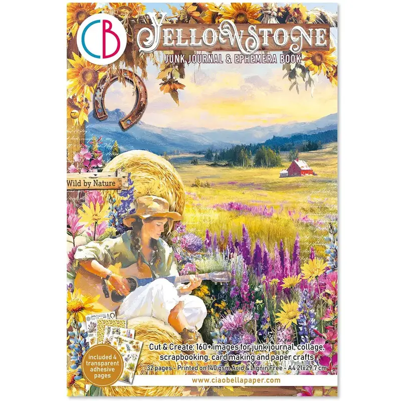 Junk Journal & Ephemera book - Yellowstone