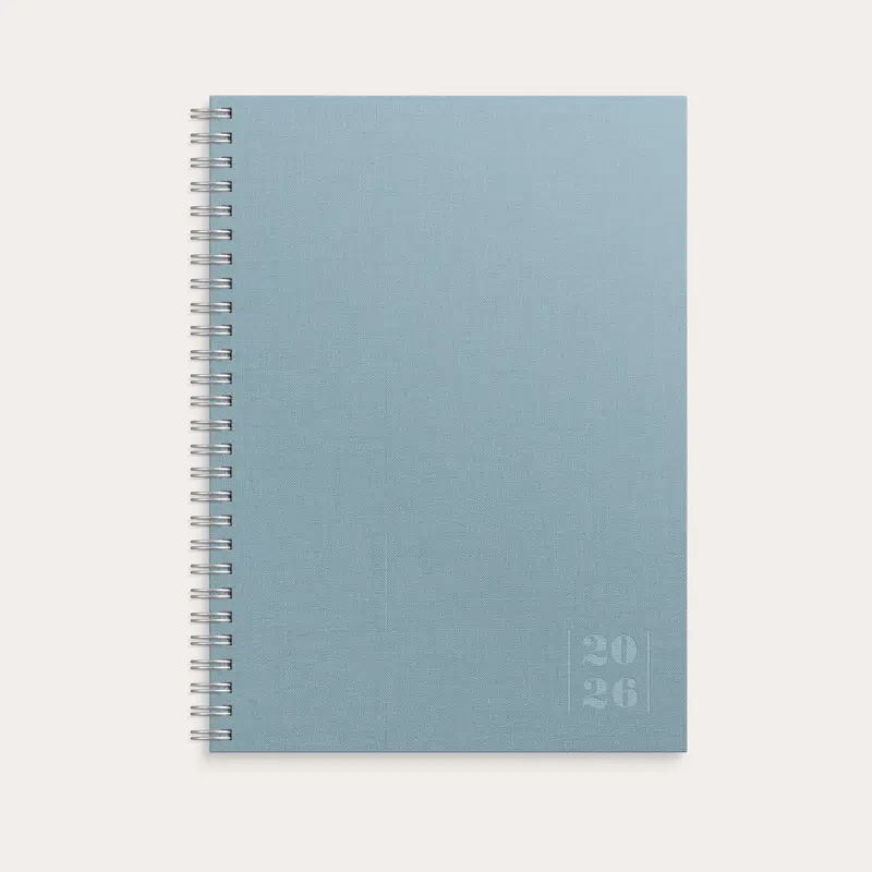 Kalender 2026 Senator A5 Textile blå
