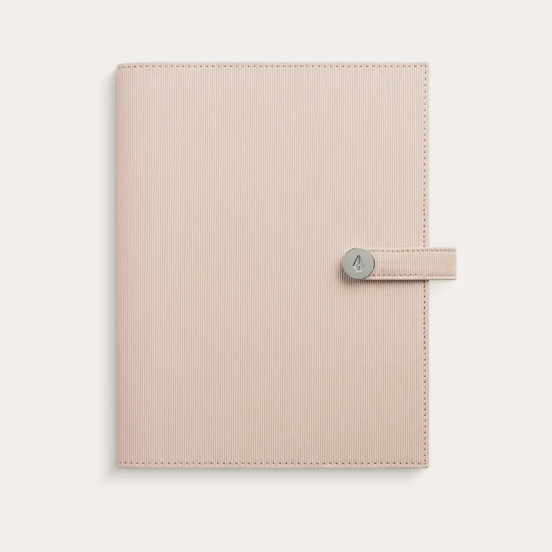 Kalender 2027 Weekly A5 beige konstläder