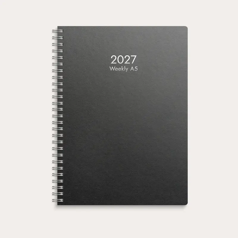 Kalender 2027 Weekly A5 refill