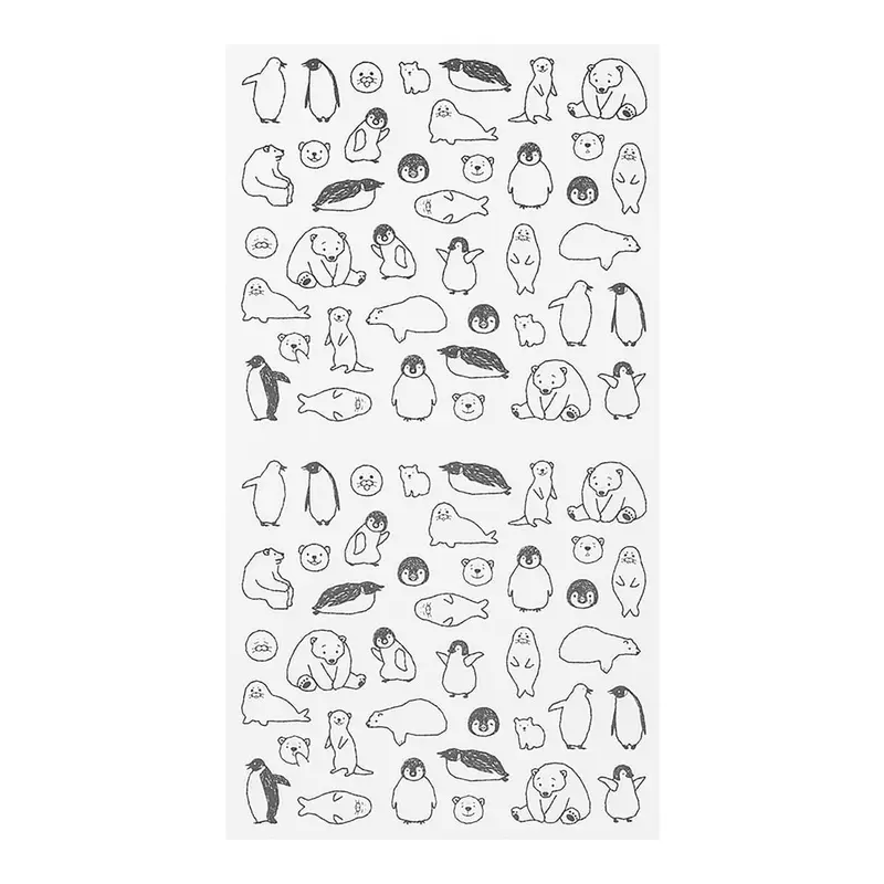 Kalenderstickers Djurtema - Sea creatures
