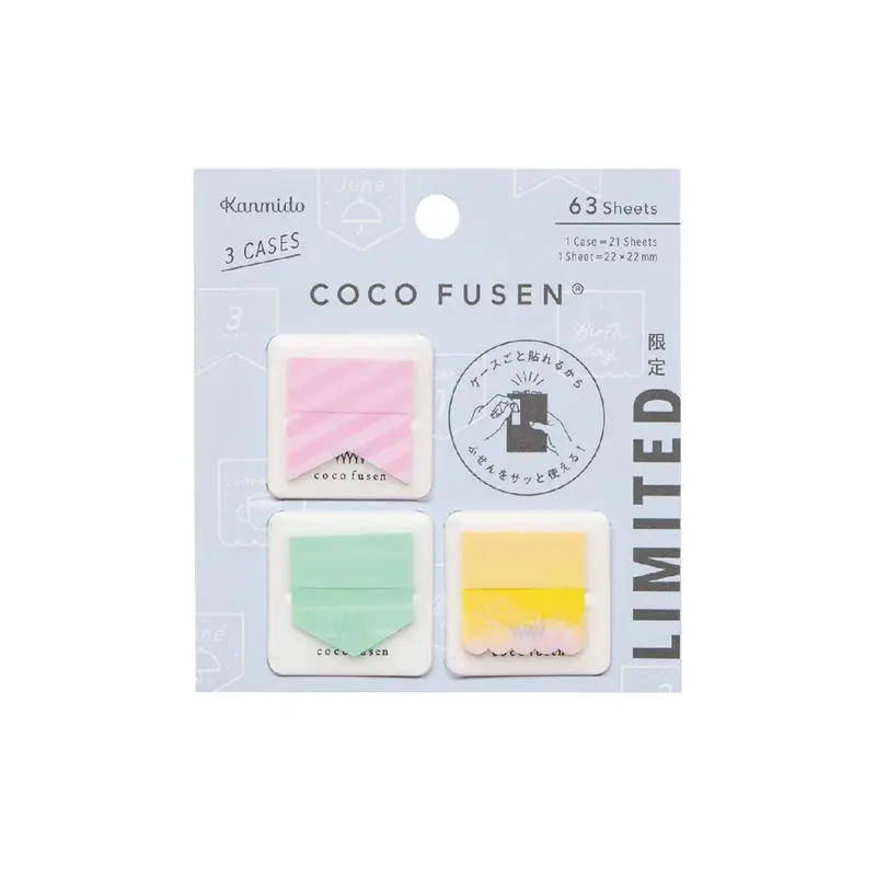 Kanmido Coco Fusen Die-Cut Sticky Notes Limited Edition - Ribbon