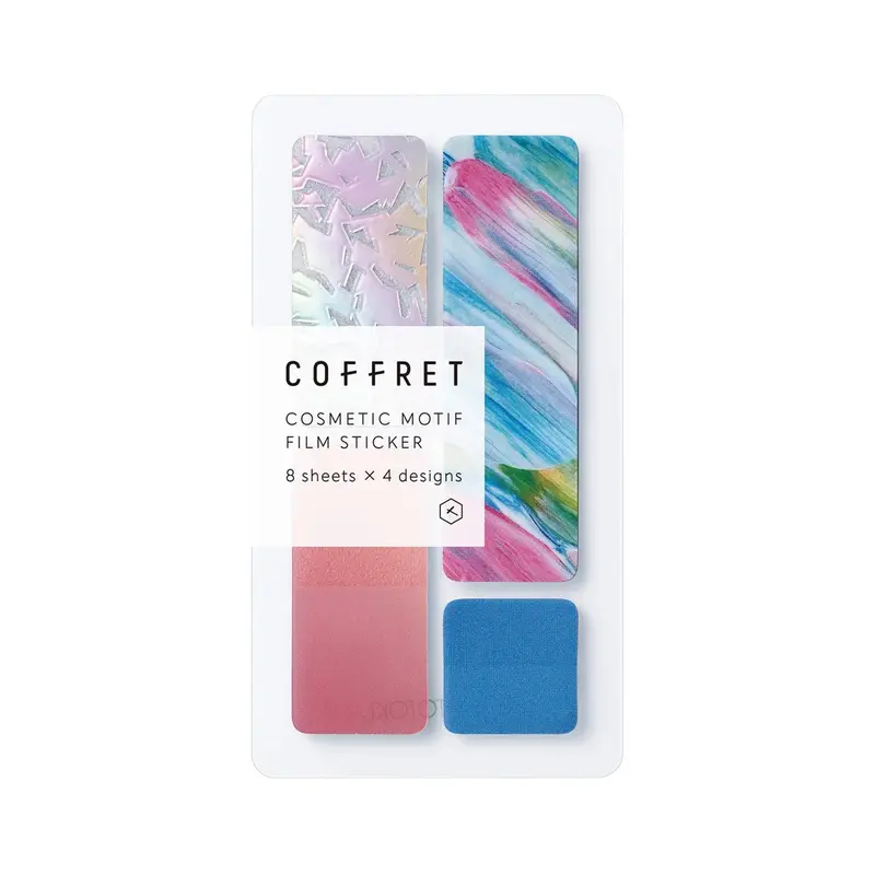 King Jim HITOTOKI COFFRET Cosmetic Motif Film Sticker - Bar / Pink Float