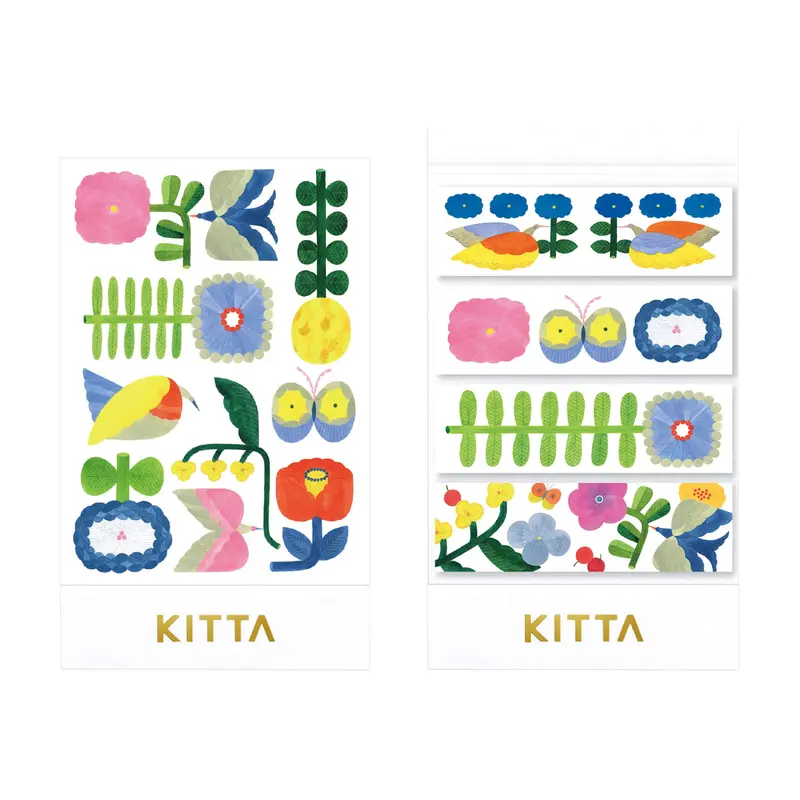 King Jim HITOTOKI KITTA Basic Washi Tape - Hidamari