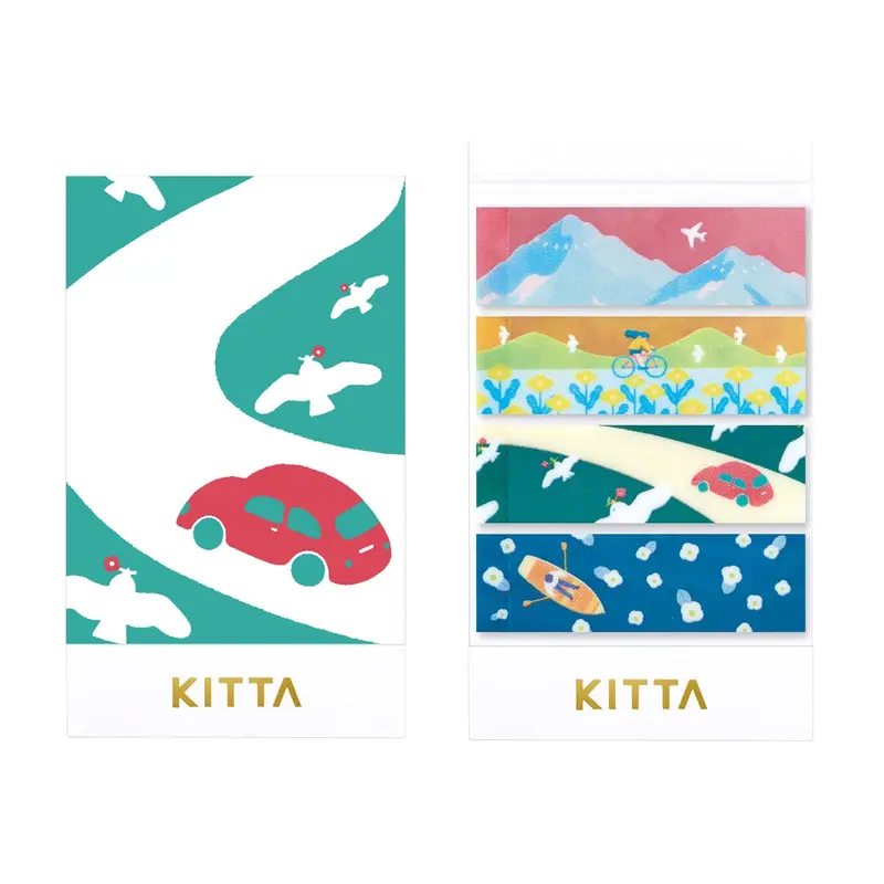 King Jim HITOTOKI KITTA Clear Tape - Scenery