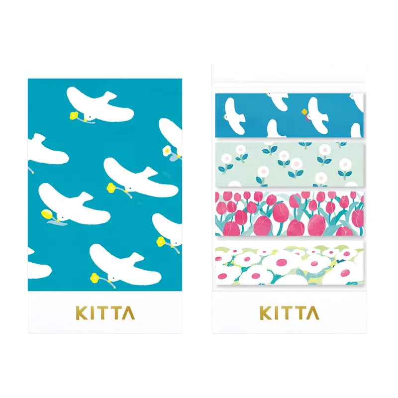 King Jim HITOTOKI KITTA Jabara Washi Tape - Fuukei