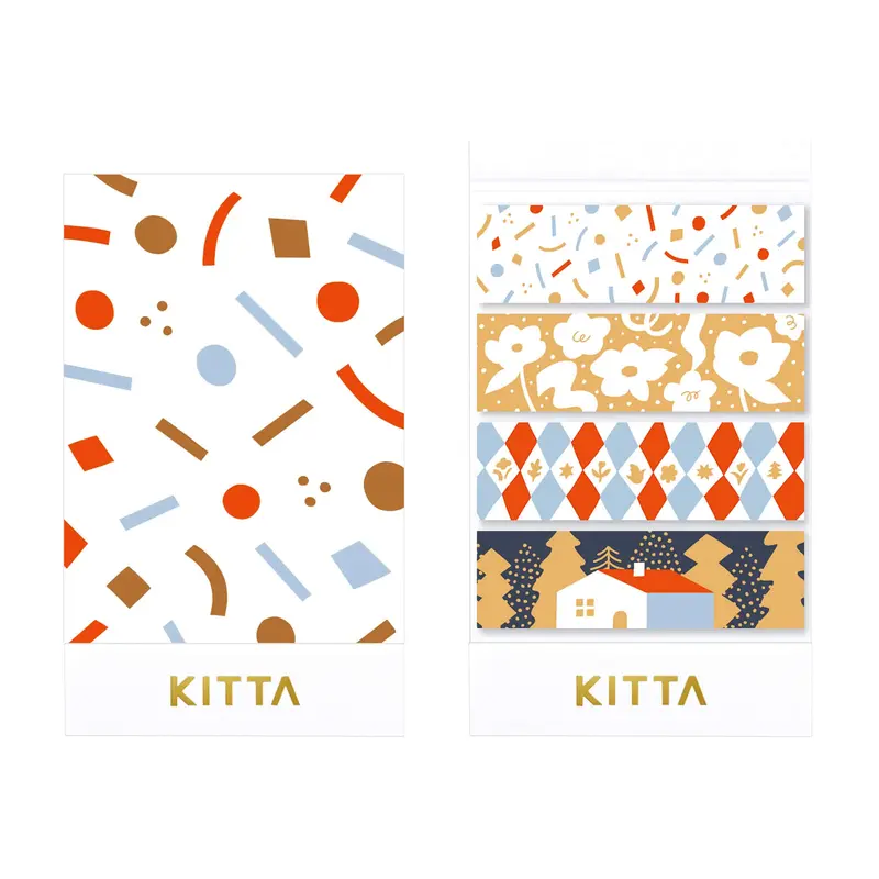 King Jim HITOTOKI KITTA Limited Washi Tape - Christmas (Foil)