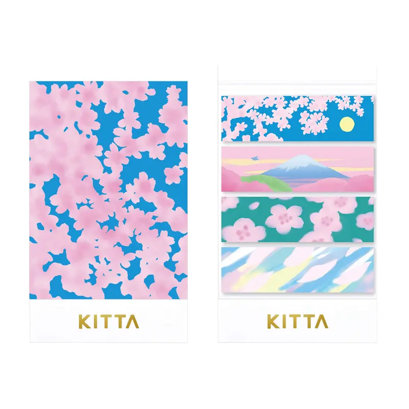 King Jim HITOTOKI KITTA Limited Washi Tape - Hanaakari