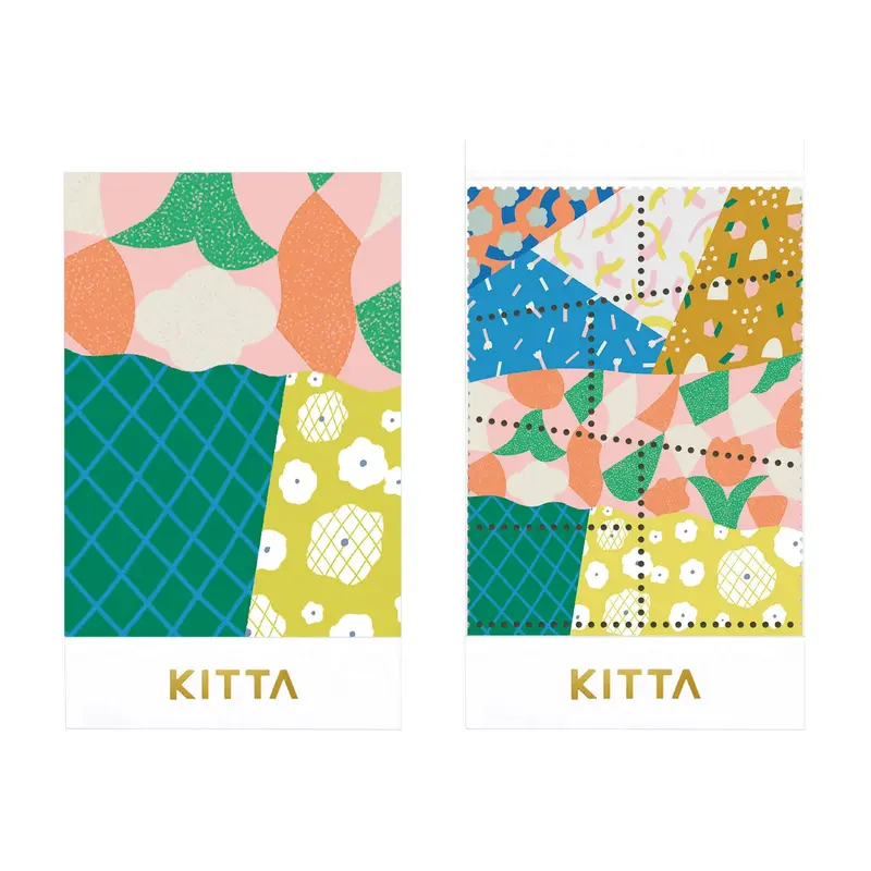 King Jim HITOTOKI KITTA Special Sticker - Patchwork