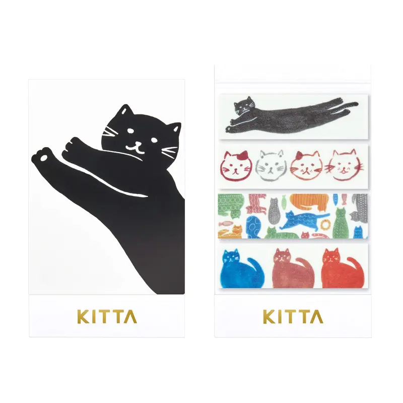 King Jim HITOTOKI KITTA Washi Tape - Cat