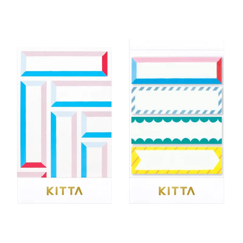 King Jim HITOTOKI KITTA Washi Tape - Colorful Frame