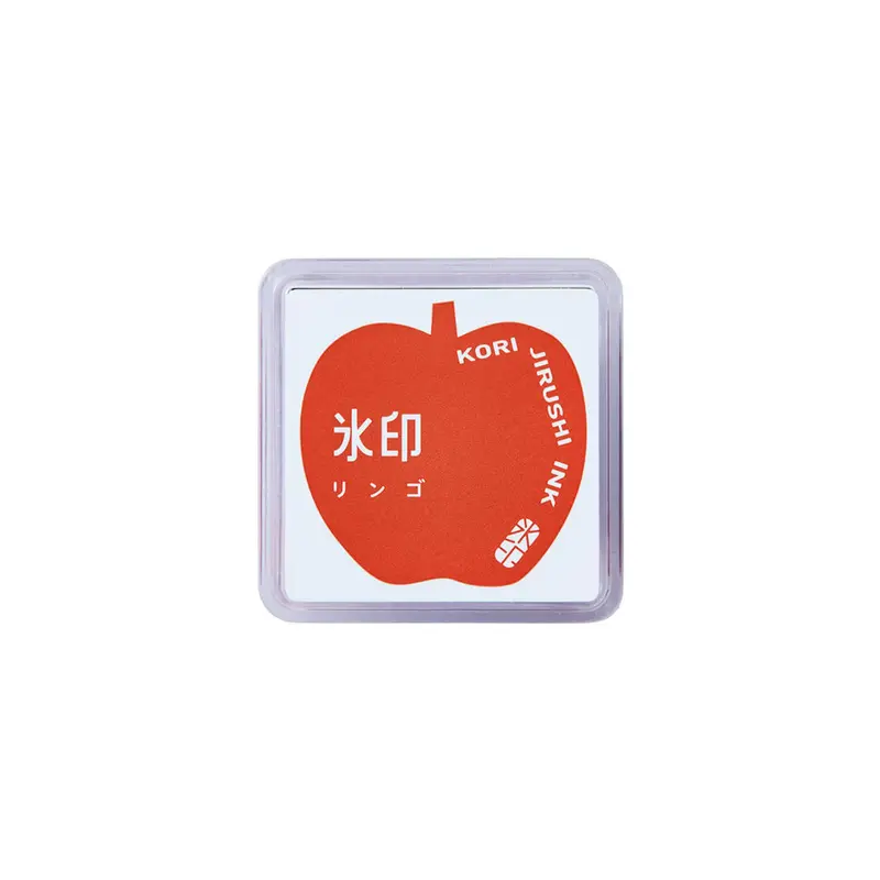 King Jim HITOTOKI Kori Jirushi Ice Cube Stamp Ink Pad - Apple