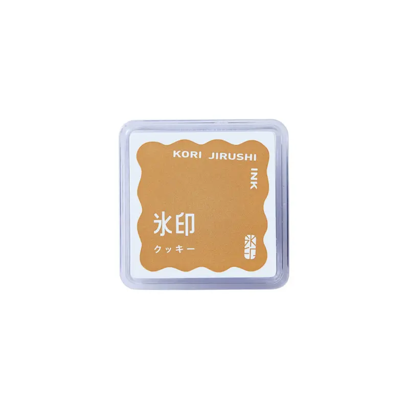 King Jim HITOTOKI Kori Jirushi Ice Cube Stamp Ink Pad - Cookie