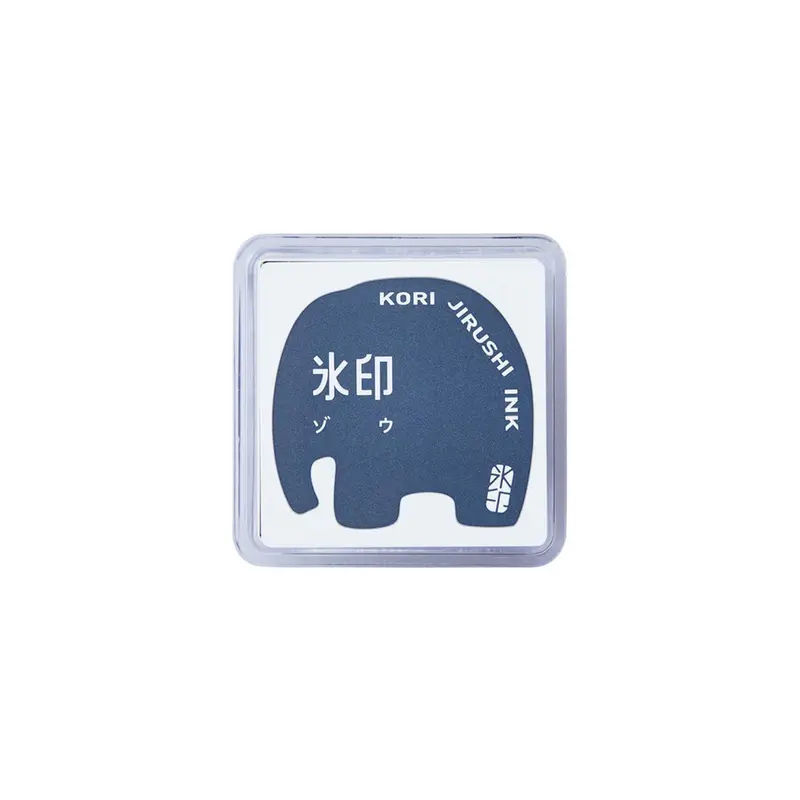 King Jim HITOTOKI Kori Jirushi Ice Cube Stamp Ink Pad - Elephant