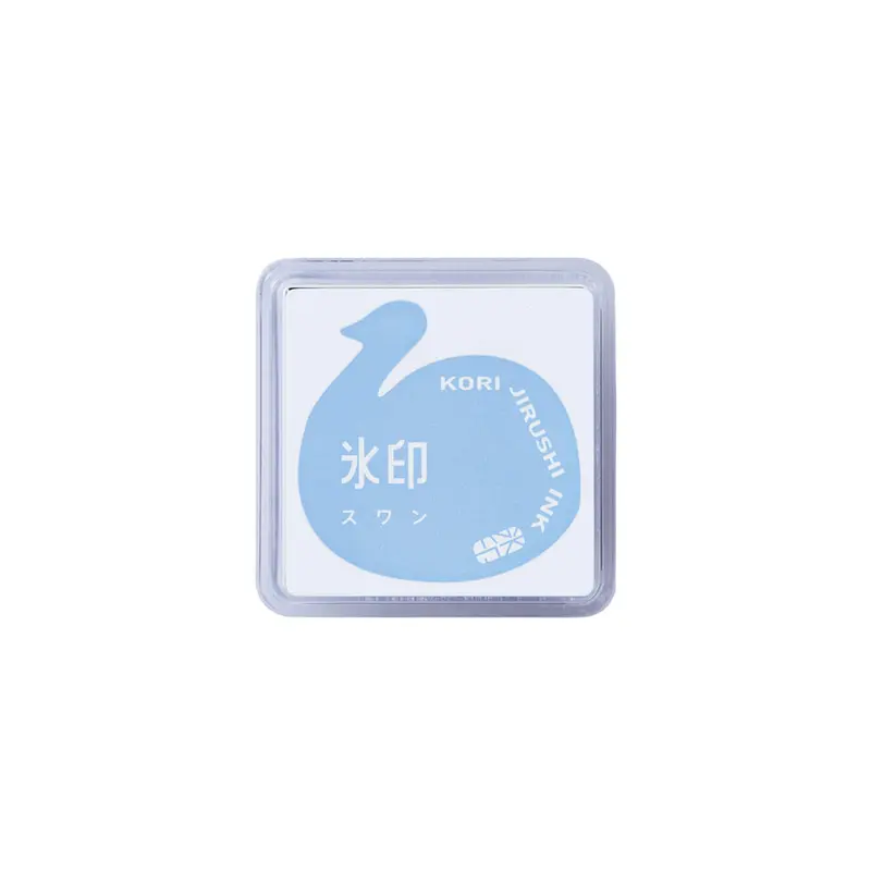 King Jim HITOTOKI Kori Jirushi Ice Cube Stamp Ink Pad - Swan