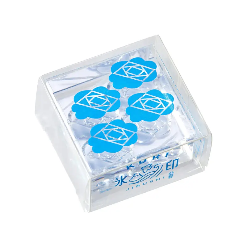 King Jim HITOTOKI Kori Jirushi Ice Cube Stamp Large - Camellia