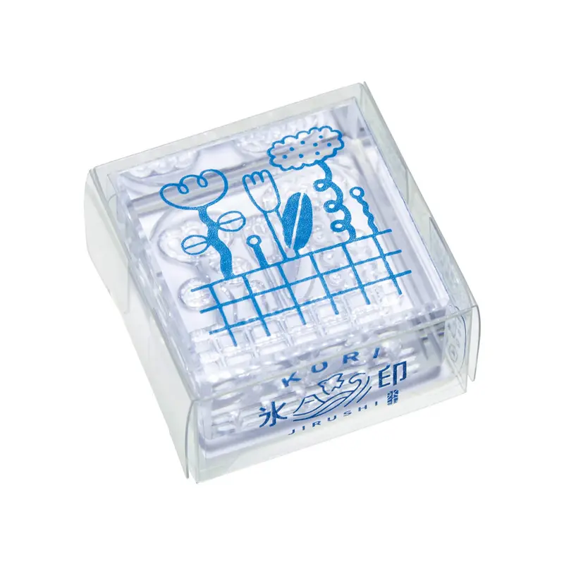 King Jim HITOTOKI Kori Jirushi Ice Cube Stamp Large - Flower Bed