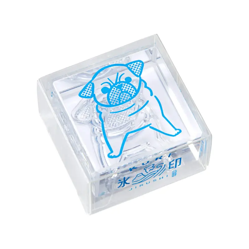 King Jim HITOTOKI Kori Jirushi Ice Cube Stamp Large - Pug