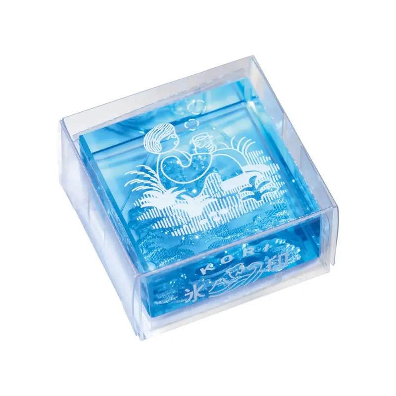 King Jim HITOTOKI Kori Jirushi Ice Cube Stamp Large - Taking a Break
