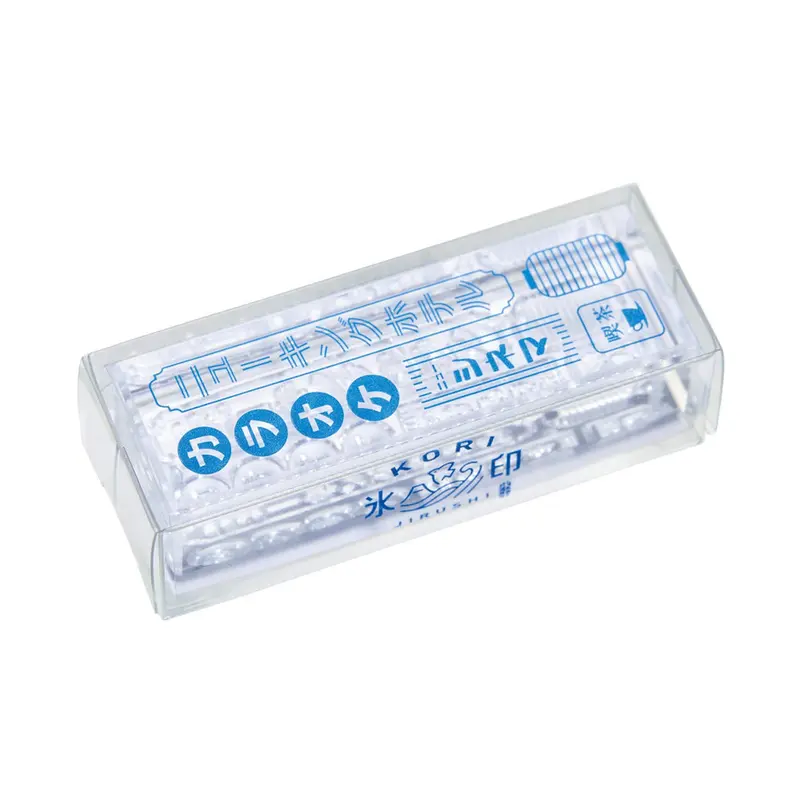 King Jim HITOTOKI Kori Jirushi Ice Cube Stamp Long - Neon