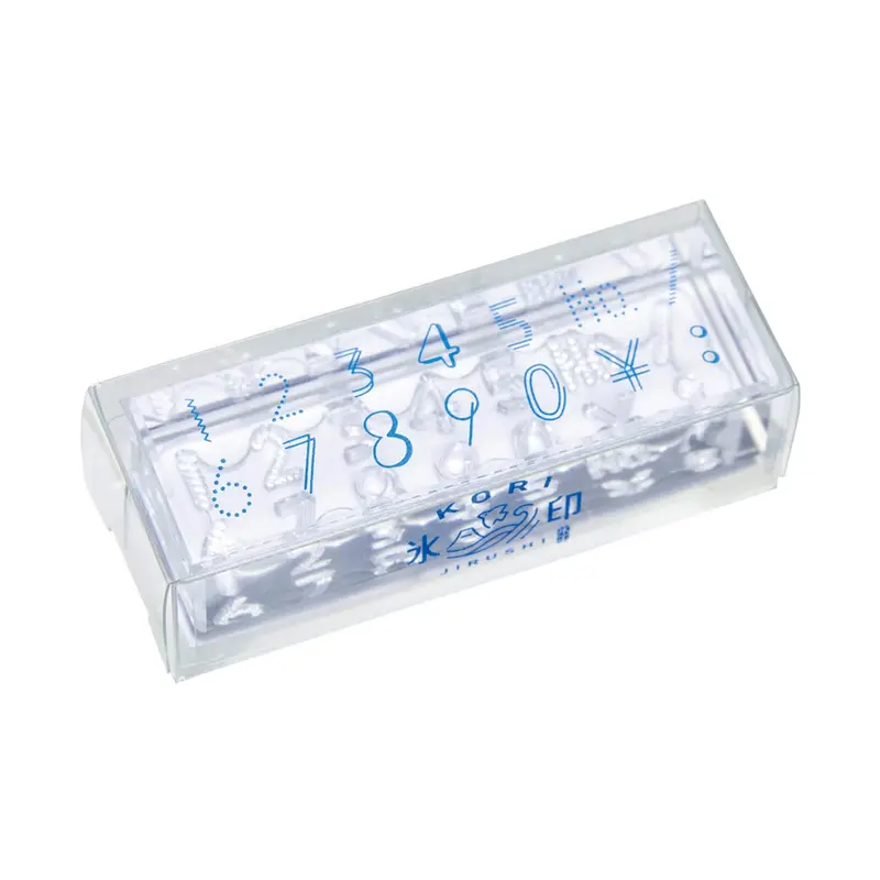 King Jim HITOTOKI Kori Jirushi Ice Cube Stamp Long - Number