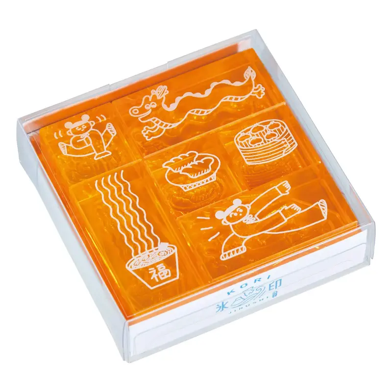 King Jim HITOTOKI Kori Jirushi Ice Cube Stamp Set - Chinese Style