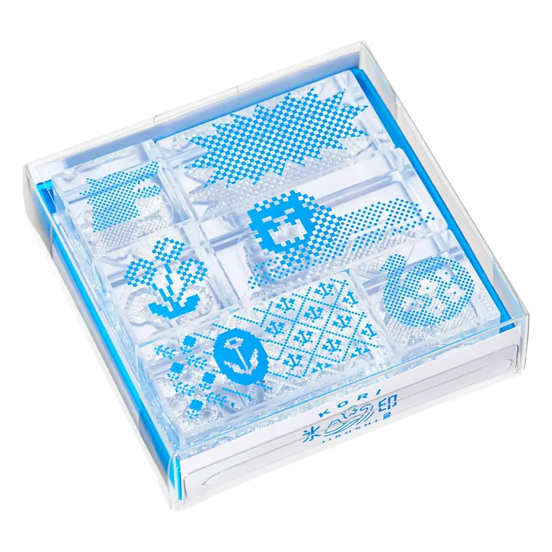 King Jim HITOTOKI Kori Jirushi Ice Cube Stamp Set - Dot