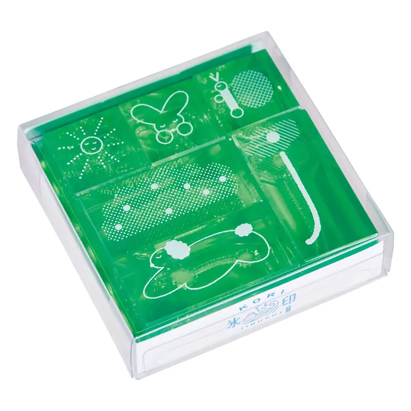 King Jim HITOTOKI Kori Jirushi Ice Cube Stamp Set - Hidamari