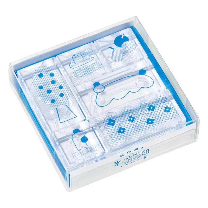 King Jim HITOTOKI Kori Jirushi Ice Cube Stamp Set - Mori