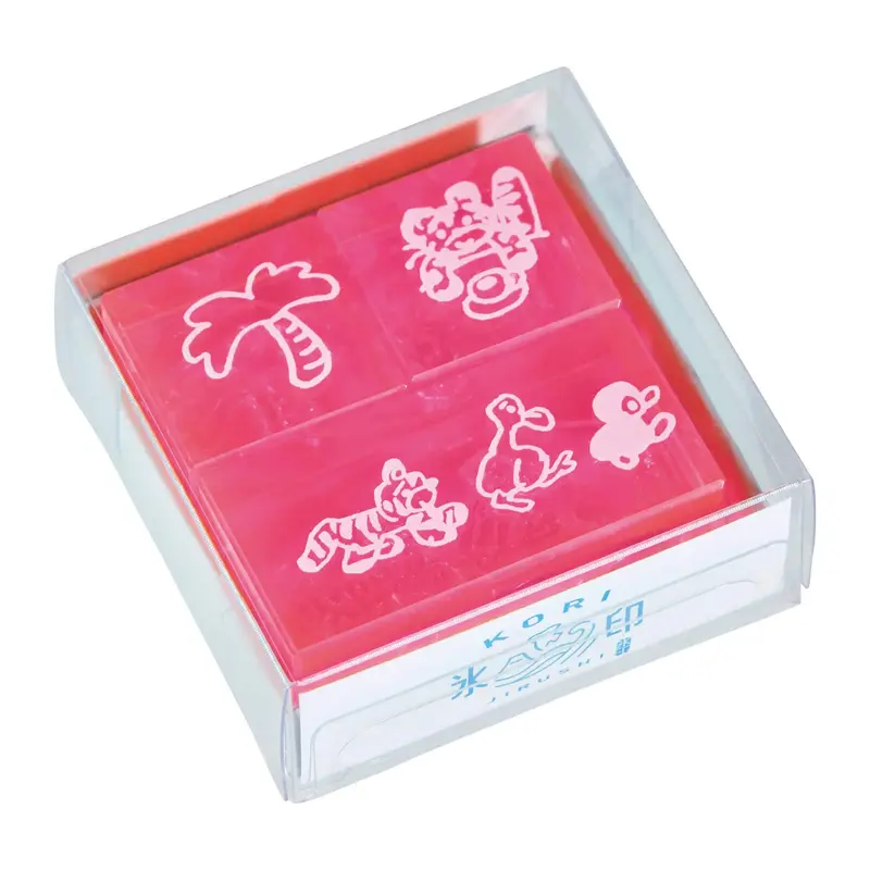 King Jim HITOTOKI Kori Jirushi Ice Cube Stamp Set - Tabi