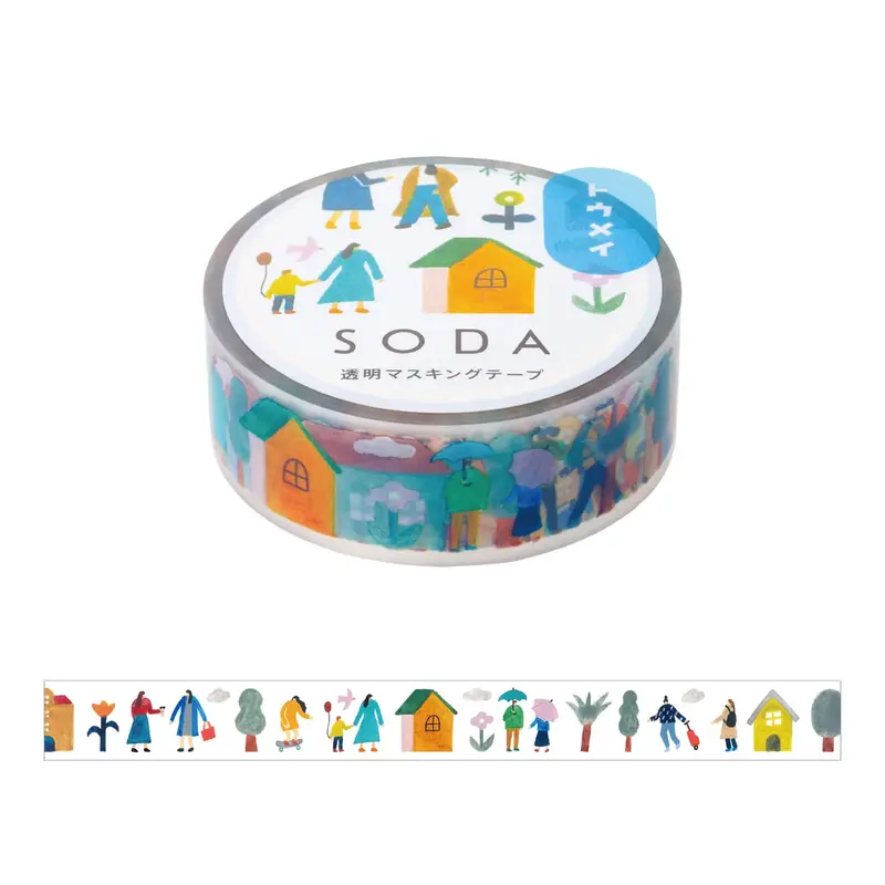 King Jim HITOTOKI SODA Clear Tape - Life [15mm]