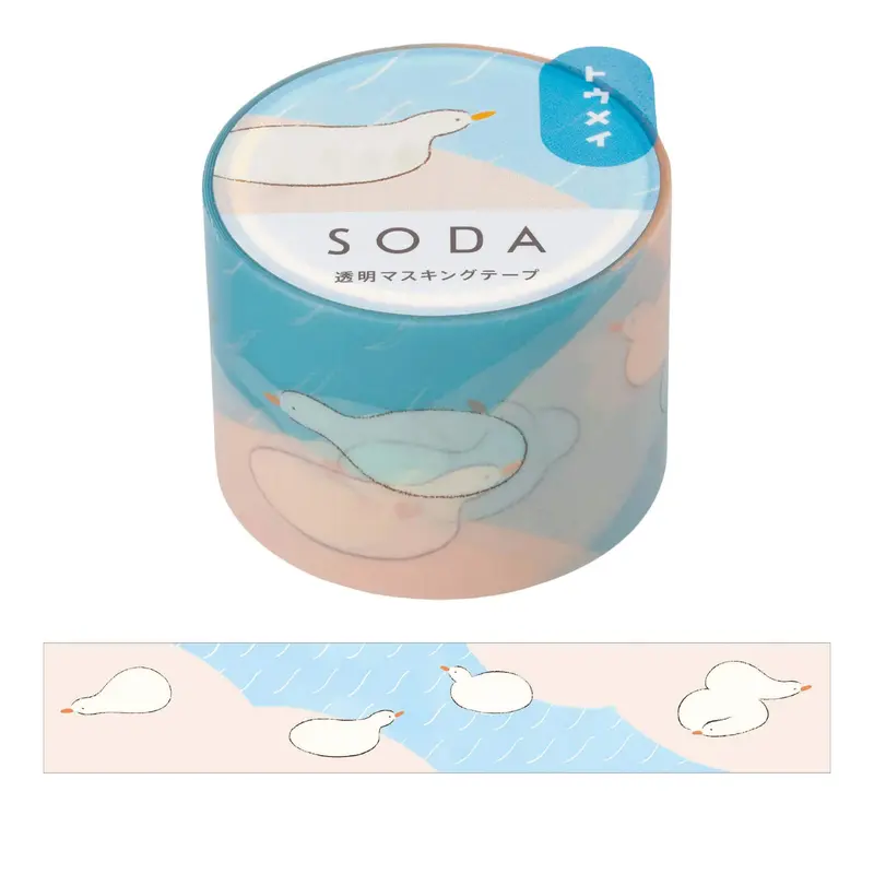 King Jim HITOTOKI SODA Clear Tape - Water Play [30mm]