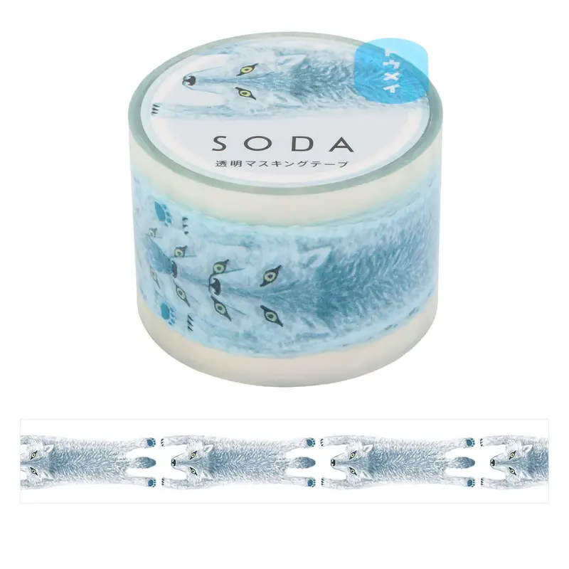 King Jim HITOTOKI SODA Clear Tape - Wolf [30mm]