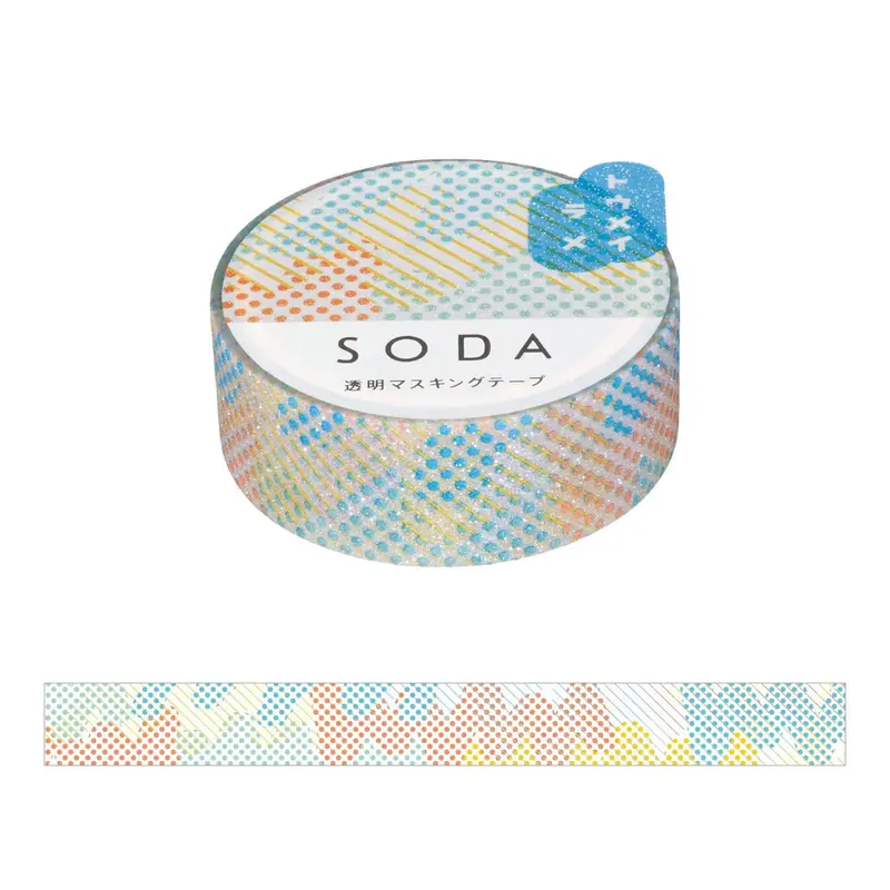 King Jim HITOTOKI SODA Glitter Tape - Spray [15mm]