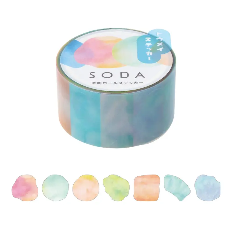 King Jim HITOTOKI SODA Roll Sticker - Palette [20mm]