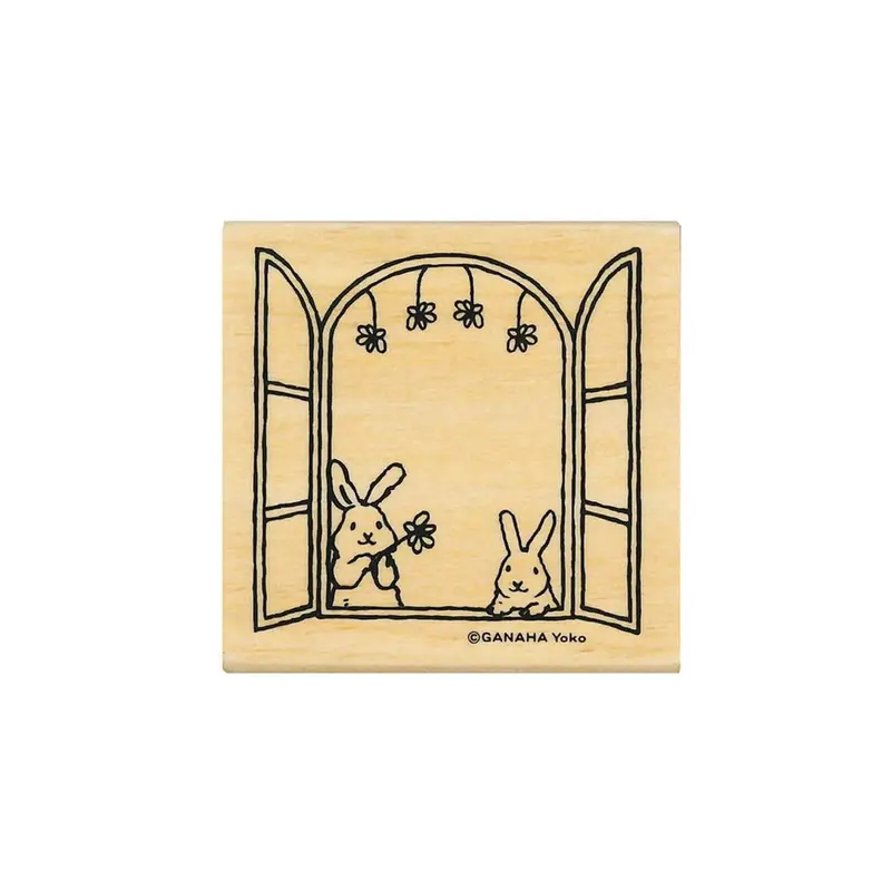 Kodomo no Kao Animal Stamp [Bullet Journal Edition] - Rabbit Window