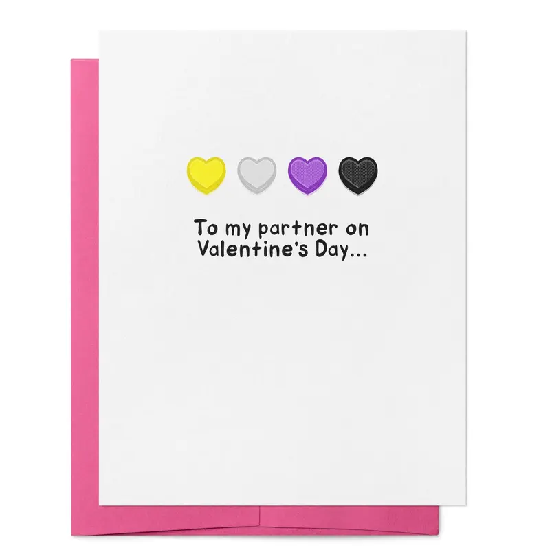 Kort - To My Partner on Valentine's Day