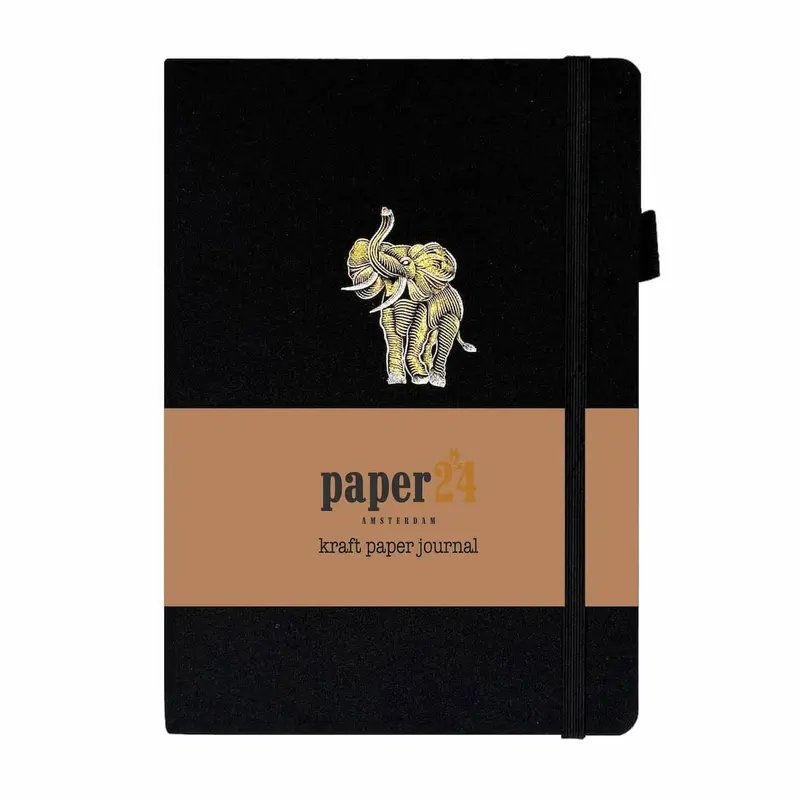 Kraft Paper Journal A5 160 GSM - Golden elephant