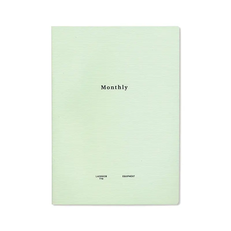 LACONIC Style Notebook A5 Monthly Planner