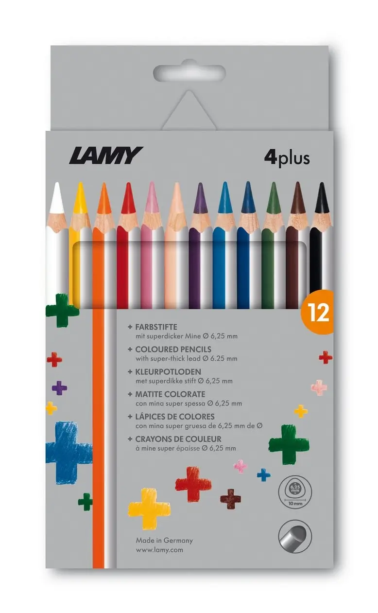 LAMY 4plus färgpennor 12st