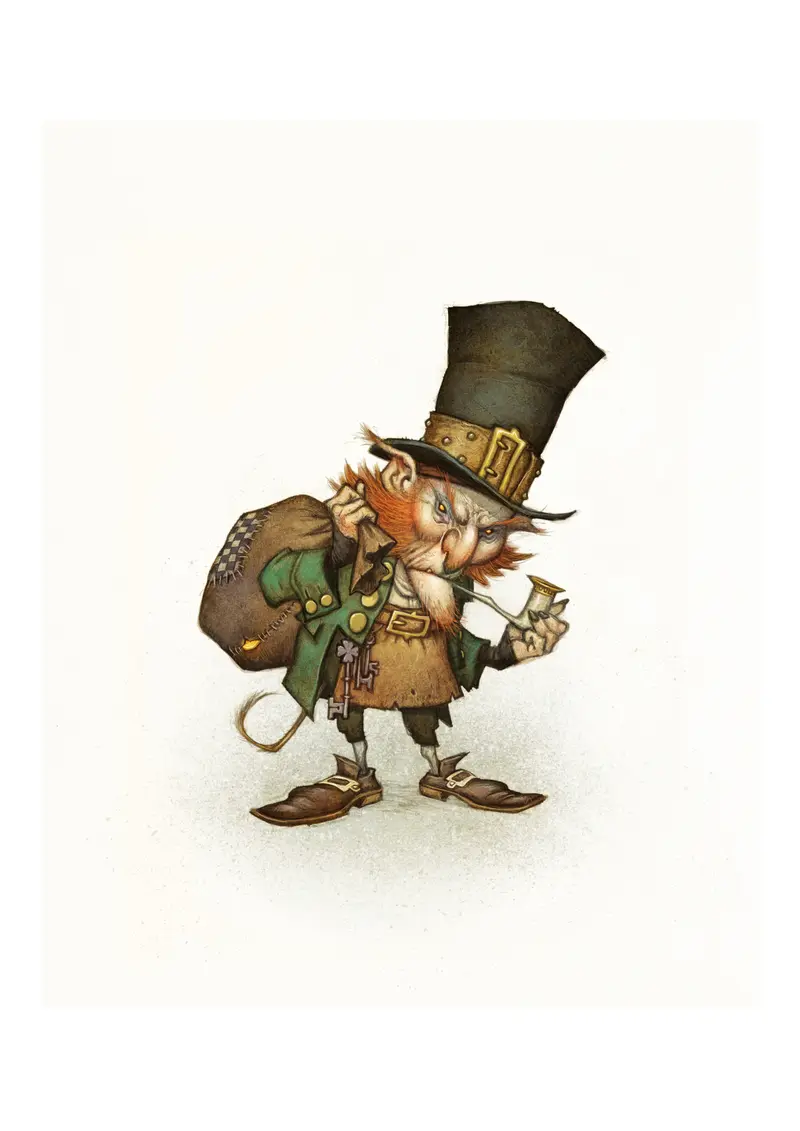 LEPRECHAUN - SIGNED ART PRINT