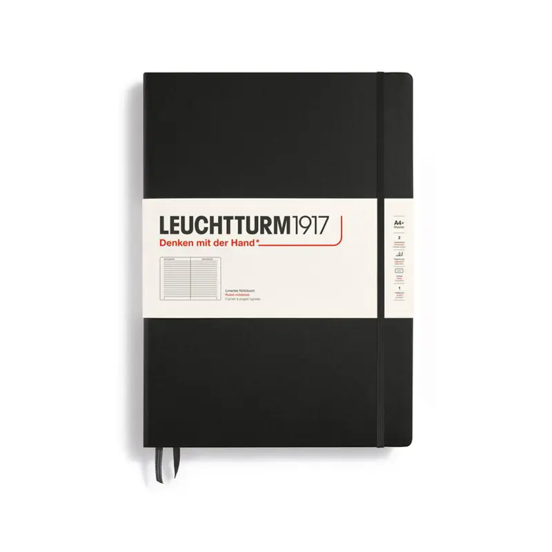 Leuchtturm 1917 Notebook A4+, Linjerad (Hardcover)