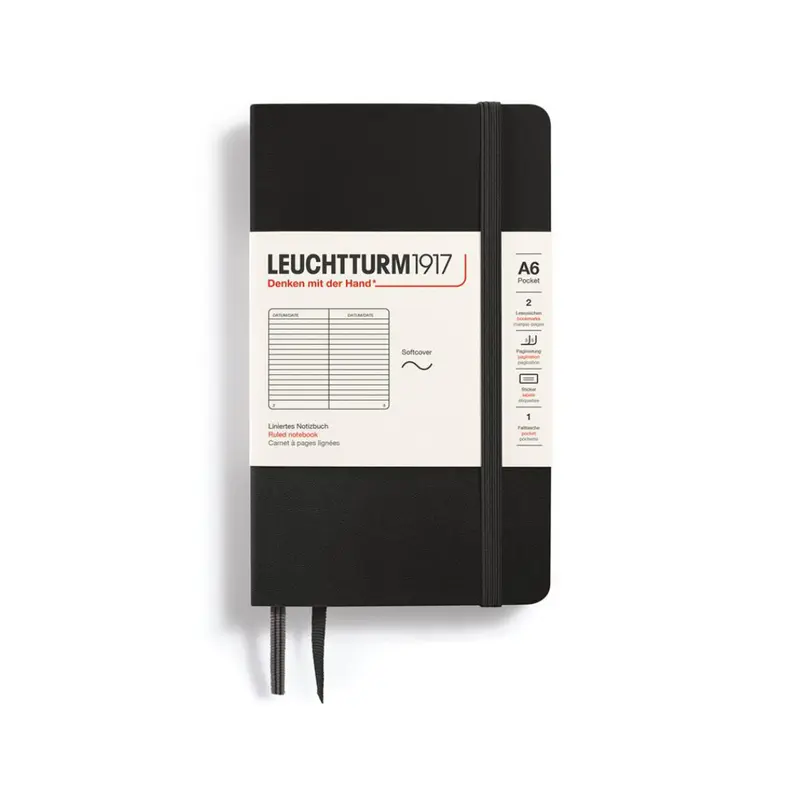 Leuchtturm 1917 Notebook A6, Linjerad (Soft)