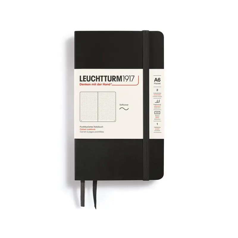 Leuchtturm 1917 Notebook A6, Prickad (Soft)