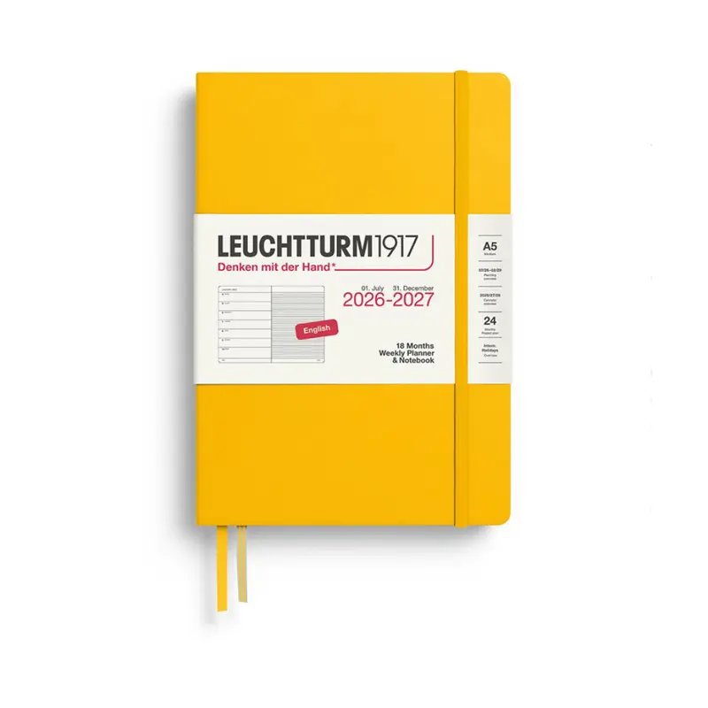 Leuchtturm Kalender 26/27 Sunflower (A5)