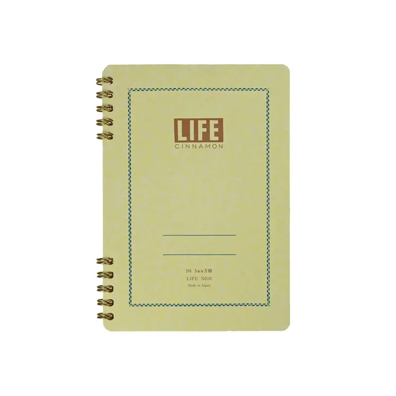 Life Cinnamon Ring Notebook B6 - Grid