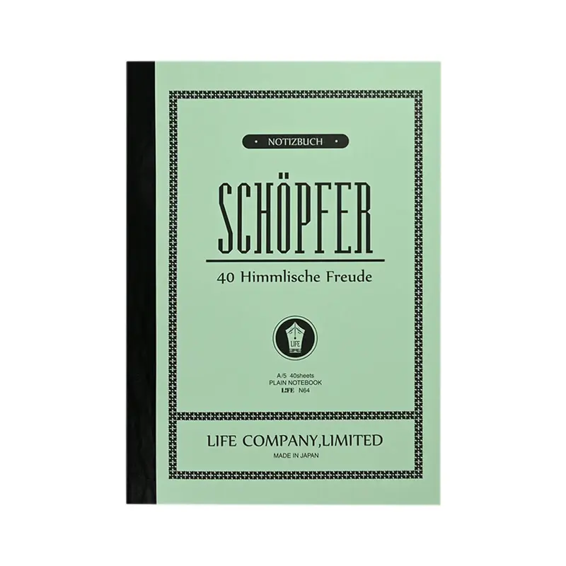 Life Schöpfer Notebook A5 - Plain