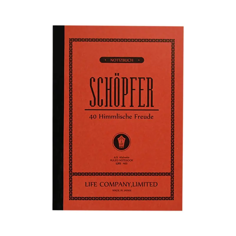 Life Schöpfer Notebook A5 - Ruled