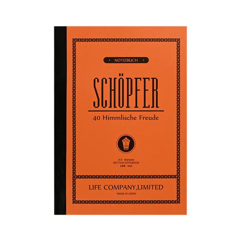Life Schöpfer Notebook A5 - Section