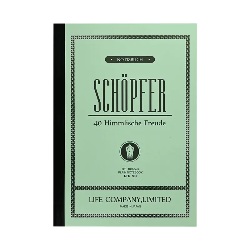 Life Schöpfer Notebook B5 - Plain